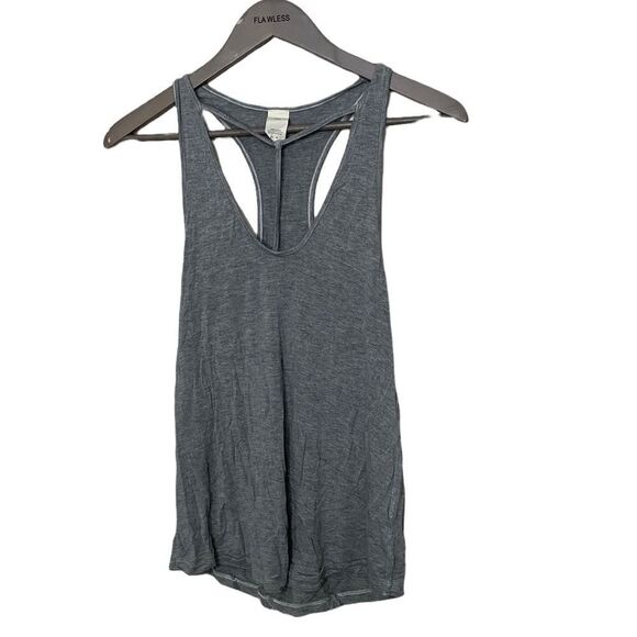 Free People OB590450 Amelia Y-Strap Sleeveless Tank Top in Grey - Picture 4 of 9